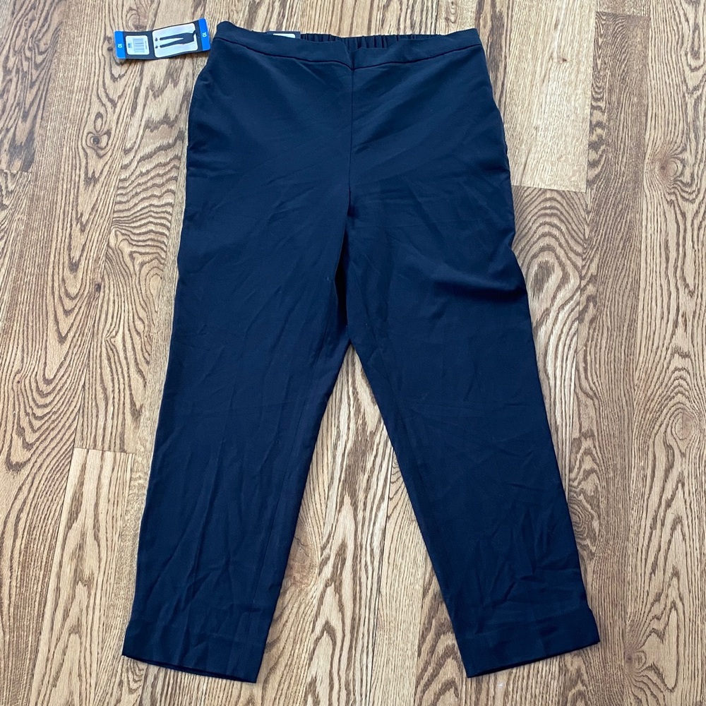 NWT Banana Republic black pull on pant black comfort professional quiet luxury